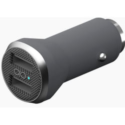 Bigben Connected FPCAC4.8A2USBAG chargeur d'appareils mobiles Universel Gris, Argent Allume-cigare Charge rapide Auto