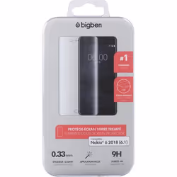 Bigben Connected PEGLASSNOKIA61 écran et protection arrière de téléphones portables 1 pièce(s)