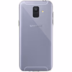 Coque - Samsung - Galaxy A6 A600 2018 - Souple - Transparent - Gris