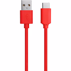 Bigben Connected WOWCBLAC1MR, 1 m, USB A, USB C, Rouge