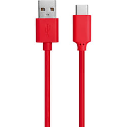 Bigben Connected WOWCBLAC1MR câble USB 1 m USB A USB C Rouge
