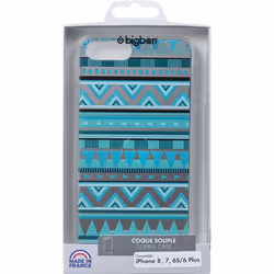 Bigben Connected COVALFOMBRAIP8P coque de protection pour téléphones portables Bleu, Vert, Transparent