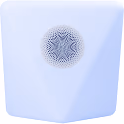 Bigben Connected CBLROCKL enceinte portable Blanc