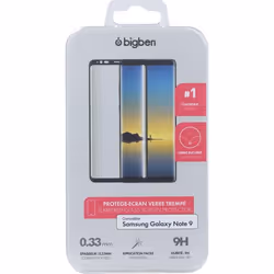 Bigben Connected PEGLASSNOTE9 écran et protection arrière de téléphones portables 1 pièce(s)