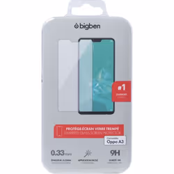 Bigben Connected PEGLASSOPPOA3 écran et protection arrière de téléphones portables Protection d'écran transparent OPPO 1 pièce(s)