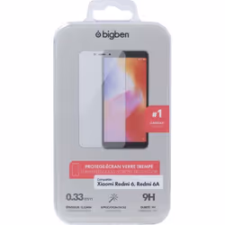 Bigben Connected PEGLASSXREDMI6 écran et protection arrière de téléphones portables 1 pièce(s)