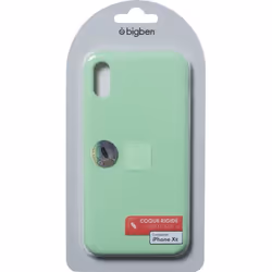 Coque iPhone Xr SoftTouch vert