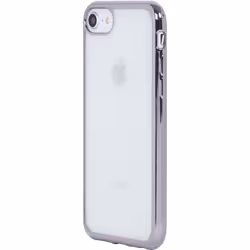Bigben Connected COVMETGREYIP8 coque de protection pour téléphones portables Gris, Métallique, Transparent