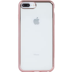 Bigben Connected COVMETPINKIP8P coque de protection pour téléphones portables Métallique, Rose, Transparent