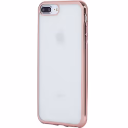 Bigben Connected COVMETPINKIP8P coque de protection pour téléphones portables Métallique, Rose, Transparent
