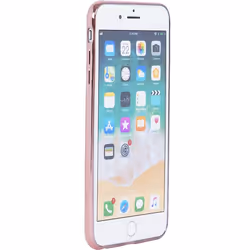 Bigben Connected COVMETPINKIP8P coque de protection pour téléphones portables Métallique, Rose, Transparent