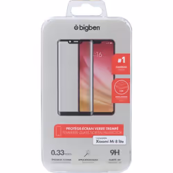 Bigben Connected PEGLASSXMI8LITE écran et protection arrière de téléphones portables 1 pièce(s)