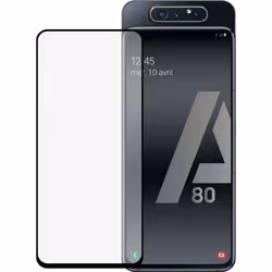 Bigben Connected PEGLASSA80, Samsung Galaxy A80 A805, Noir, Transparent, 1 pièce(s)
