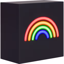 Bigben Connected CBLNEONRAINBOWSB enceinte portable Noir