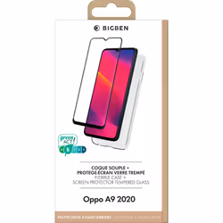 Bigben Connected PACKOPPOA9 coque de protection pour téléphones portables Transparent