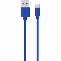 Bigben Connected WCBLMFI1MBL, 1 m, Lightning, USB A, Mâle, Mâle, Bleu
