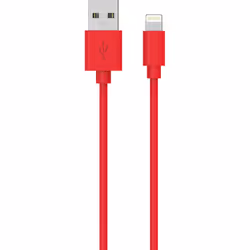 Bigben Connected WCBLMFI1MR, 1 m, Lightning, USB A, Mâle, Mâle, Rouge