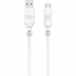 Bigben Connected JGCBLAC2MW, 2 m, USB A, USB C, Blanc