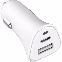 Bigben Connected JGCAC2USBAC5.4AW chargeur d'appareils mobiles Universel Blanc Allume-cigare Auto