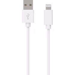 Bigben Connected CBLMFI2MW, 2 m, Lightning, USB A, Mâle, Mâle, Blanc