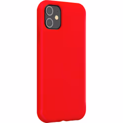 Coque silicone pour Apple iPhone 12/12 Pro - Rouge