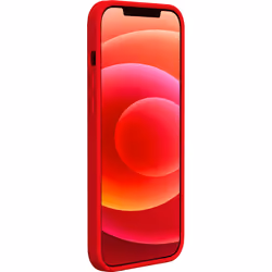 Coque silicone pour Apple iPhone 12/12 Pro - Rouge