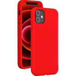 Bigben Connected COVSOFTIP1254R, Housse, Apple, iPhone 12 mini, 13,7 cm (5.4"), Rouge