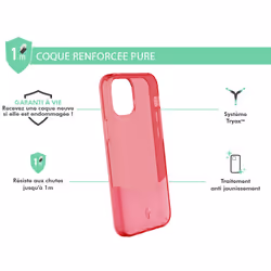 FORCE CASE FCPUREIP1254R coque de protection pour téléphones portables Rouge