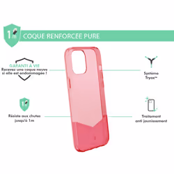FORCE CASE FCPUREIP1267R coque de protection pour téléphones portables Rouge