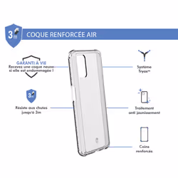 FORCE CASE FCAIROPA72T coque de protection pour téléphones portables Transparent