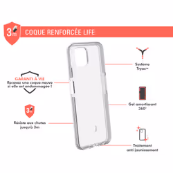 FORCE CASE FCLIFENRENO4ZT coque de protection pour téléphones portables Transparent
