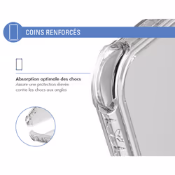 FORCE CASE FCAIRRENO4ZT coque de protection pour téléphones portables Transparent