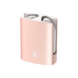 Ecouteurs True Wireless - BIG BEN CONNECTED - Metal Buds - Bluetooth - Autonomie 12H - Blanc/Rose