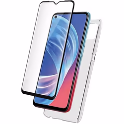 Pack Oppo A73 4G Coque Transparente + Verre trempé Bigben