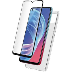 Pack Oppo A73 4G Coque Transparente + Verre trempé Bigben