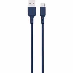 Bigben Connected JGCBLCOTMIC2MBL, 2 m, USB A, Micro-USB B, 35 Mbit/s, Bleu