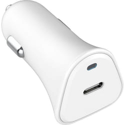 Bigben Connected JGCAC1USBC25WW chargeur d'appareils mobiles Universel Blanc Allume-cigare Charge rapide Auto