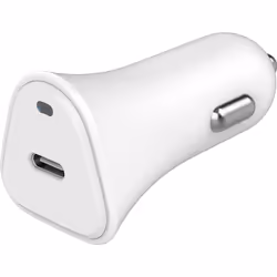 Bigben Connected JGCAC1USBC25WW chargeur d'appareils mobiles Universel Blanc Allume-cigare Charge rapide Auto
