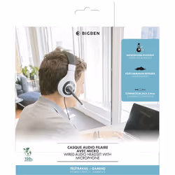 Bigben Connected CASQUEMICROJACKW Blanc - Vue supplémentaire 5