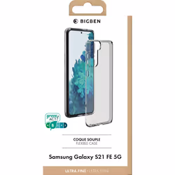 Bigben Connected SILITRANSGS21FE coque de protection pour téléphones portables Transparent