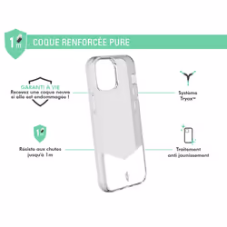 FORCE CASE FCPUREIP1354T coque de protection pour téléphones portables Transparent