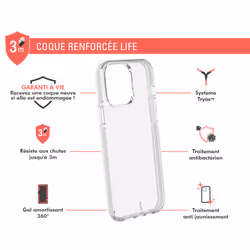 FORCE CASE FCLIFENIP1367T coque de protection pour téléphones portables Transparent