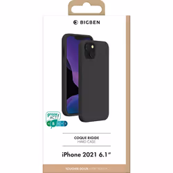 Coque silicone pour Apple iPhone 13 - Noir