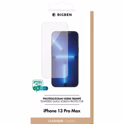 Protège Écran En Verre Trempé Iphone 13 Pro Max Bigben - Le Verre Trempé