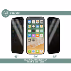 Force Glass FGOGIP1354PRIV écran et protection arrière de téléphones portables 1 pièce(s)