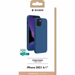 Bigben Connected COVSOFTIP1361BL coque de protection pour téléphones portables Bleu