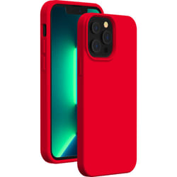 Coque De Protection En Silicone Compatible Iphone 13 - Rouge Bigben - La Coque De Protection