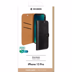 Coque de Protection Folio Wallet IP 13 Pro Noir - Vue supplémentaire 4