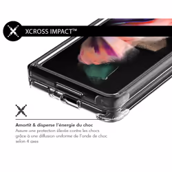 FORCE CASE FCDUOGZFOLD3T coque de protection pour téléphones portables Transparent