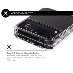 FORCE CASE FCDUOGZFLIP3T coque de protection pour téléphones portables Transparent